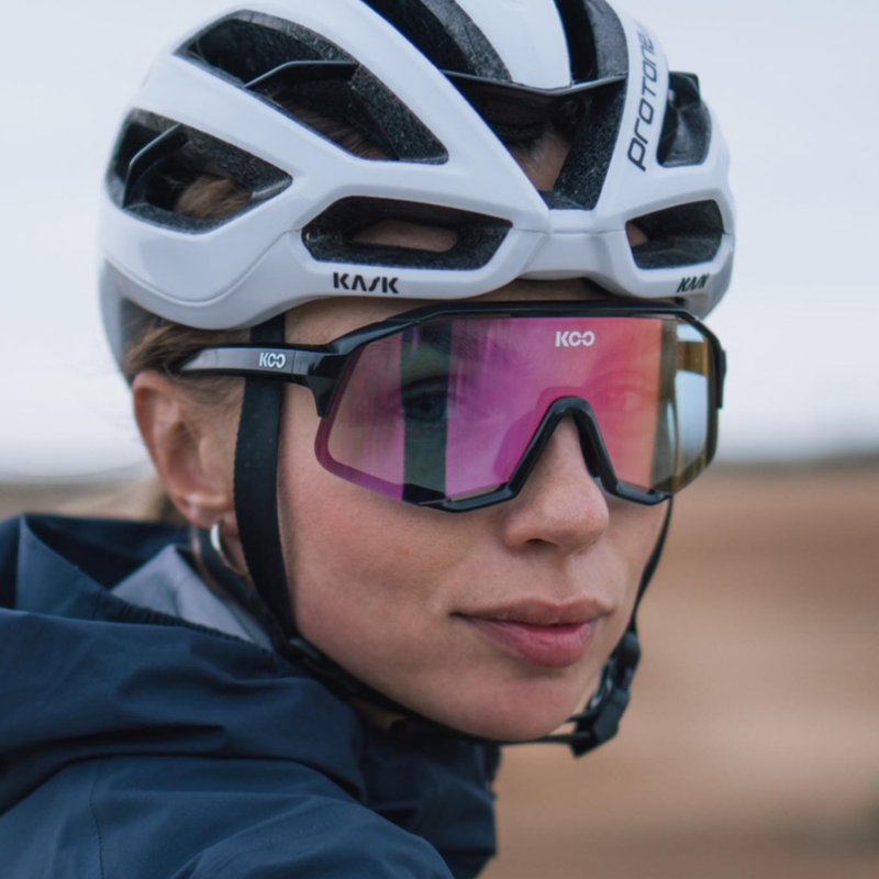 KASK KOO DEMOS ブラック KOO Demos Black Green Mirror – Cycling Sunglasses by Kask